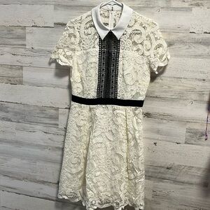 Ivory lace dress